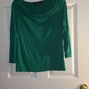 🦋 Hunter green Jones New York shirt